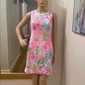 Lilly Pulitzer Pink and Green mini dress